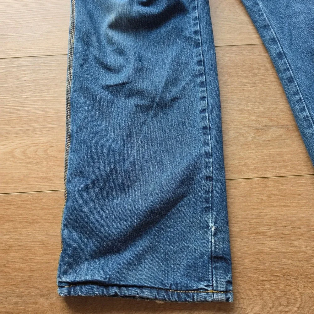 Blue Mountain Mens Fleece Lined Carpenter Jeans 34x31